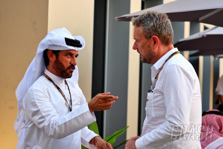 (L to R): Mohammed Bin Sulayem (UAE) FIA President with Steve Nielsen (GBR) FOM Sporting Director. Formula 1 World
