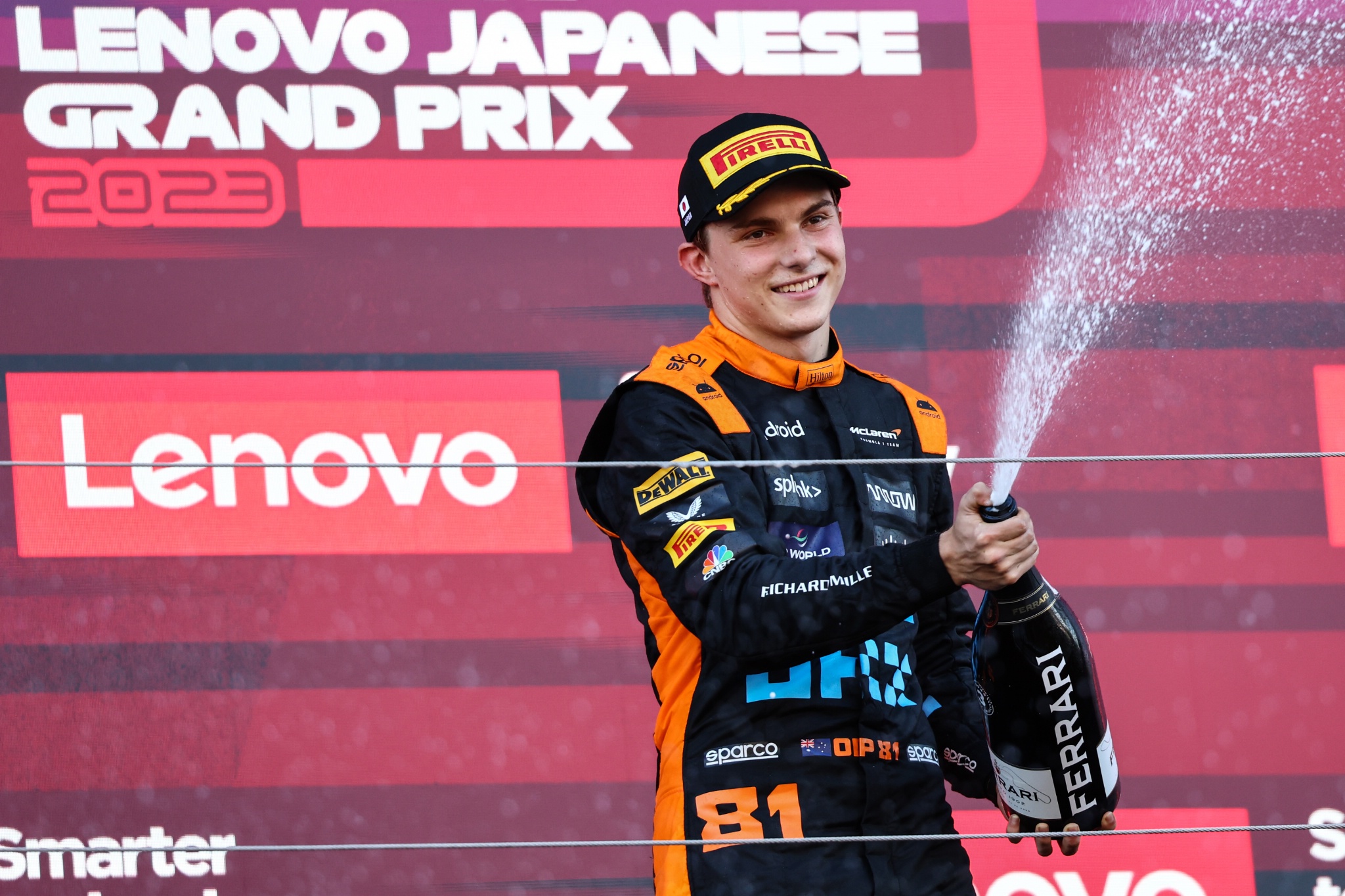 Oscar Piastri (AUS), McLaren Formula 1 World Championship, Rd 17, Japanese Grand Prix, Suzuka, Japan, Race Day.-