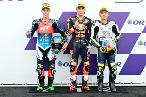 Diogo Moreira, Deniz Oncu, Ayumu Sasaki, Moto3, Thailand MotoGP 28 October