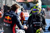 Max Verstappen (NLD), Red Bull Racing Lewis Hamilton (GBR), Mercedes AMG F1 Formula 1 World Championship, Rd 20, Mexican