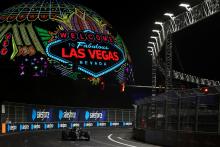 Lewis Hamilton (GBR) Mercedes AMG F1 W14. Formula 1 World Championship, Rd 22, Las Vegas Grand Prix, Las Vegas, Nevada,