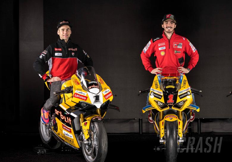 Alvaro Bautista and Francesco Bagnaia