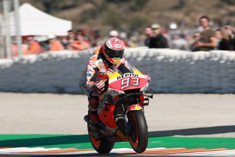 Marquez stretches to Valencia MotoGP victory and seals Triple Crown