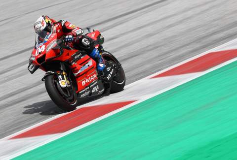 Dovizioso fires message to Ducati to win chaotic Austrian MotoGP